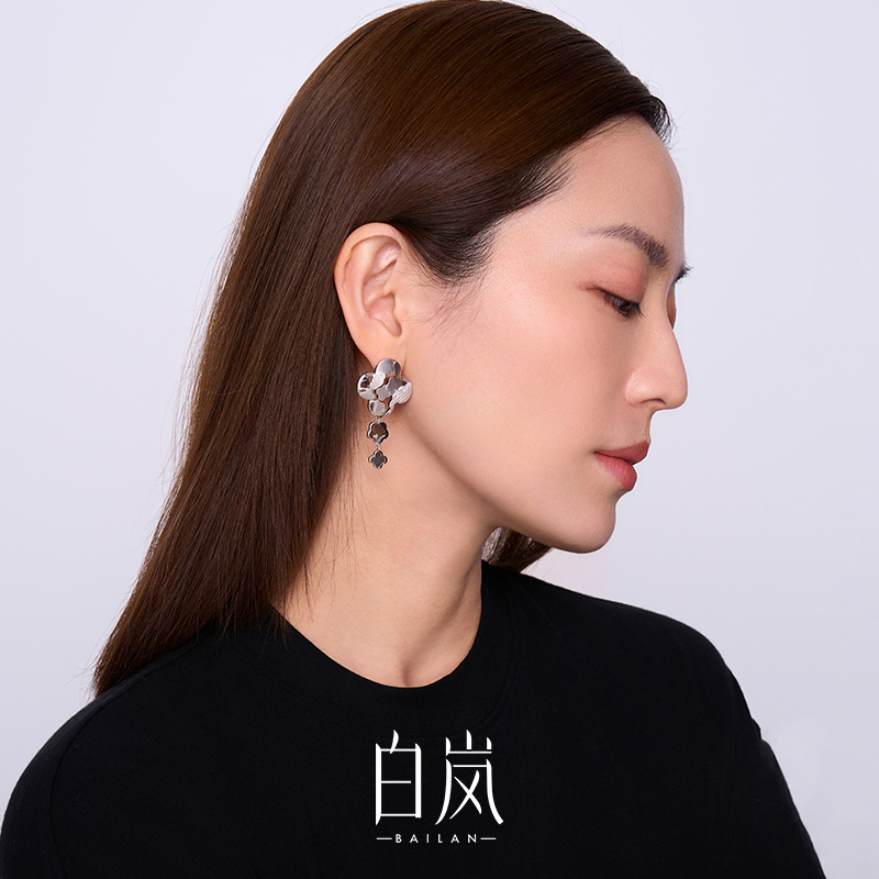 白岚花窗耳坠925银耳环耳饰女气质精致高级轻奢饰品首饰ED4597