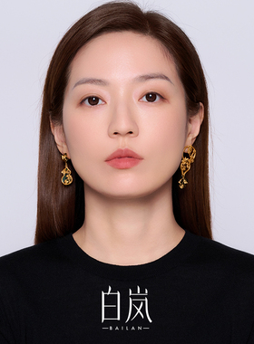 【12月上新】白岚珍宝葫芦耳坠黑贝耳饰耳环女精致高级首饰ED4834