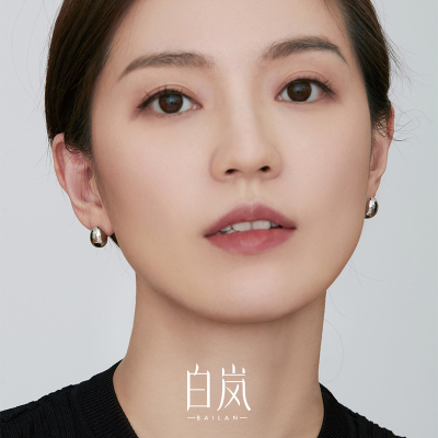 白岚小银豆耳钉女925银百搭时尚爆款耳环设计耳饰ED2781