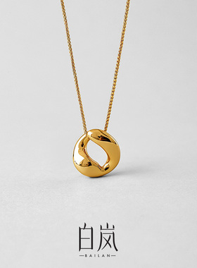 白岚和合项链女925银2024新款爆款项链轻奢小众设计感XL4568