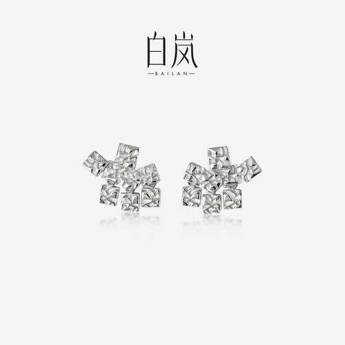 【4月上新】白岚序光耳钉女2026年新款通勤耳饰爆款925银ED4946