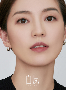 白岚小银豆耳钉女925银百搭爆款耳环简约精致小众设计耳饰ED2781