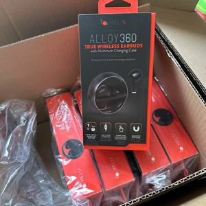 跨境亚马逊HELIX品牌真无线蓝牙耳机360度金属旋转充电仓音质了得