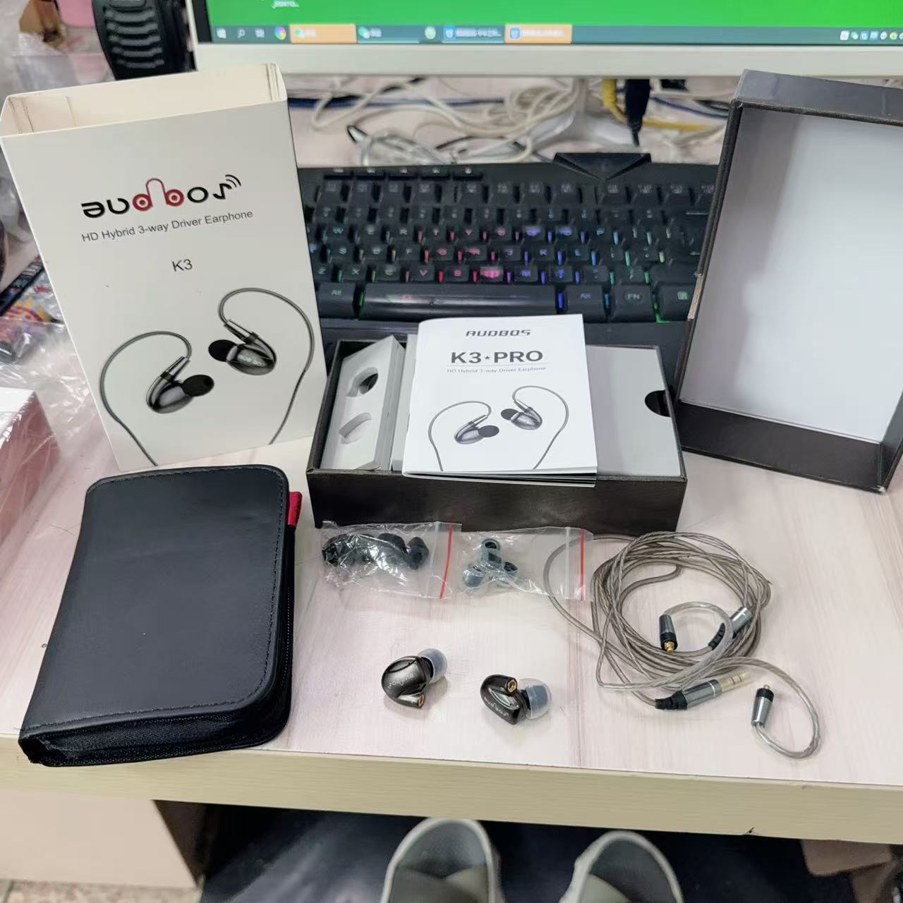 洋货圈铁混合单元发烧hifi耳机