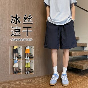 潮流显瘦百搭休闲五分裤 CHRY 多巴胺冰丝速干短裤 新款 STUDIO夏季