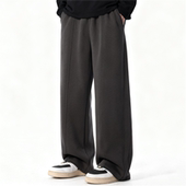潮牌阔腿休闲运动裤 CHRY 新款 垂感宽松直筒裤 STUDIO美式 复古秋季