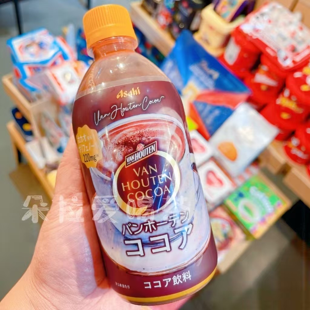 热饮】日本进口朝日巧克力可可饮料冬季热饮浓郁可可味饮品470ml