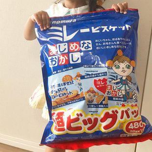 日本进口野村天日盐饼干儿童成人营养香脆饼干分享装30gX16包装