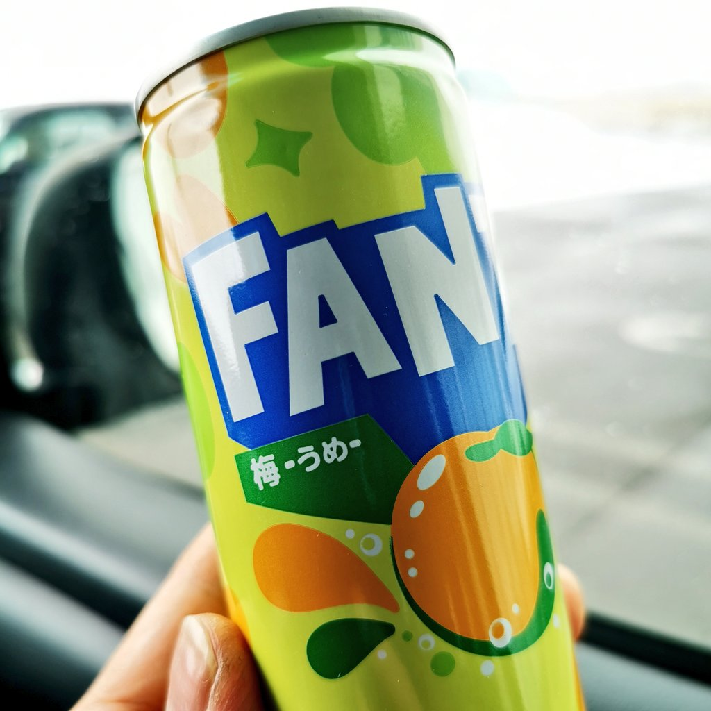 日本进口可口可乐Fanta芬达限定梅子味碳酸汽水饮料易拉罐250ml
