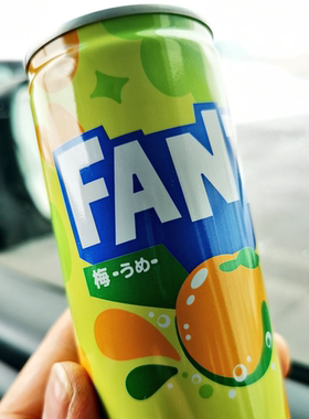 日本进口可口可乐Fanta芬达限定梅子味碳酸汽水饮料易拉罐250ml