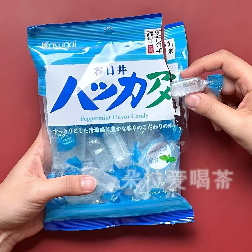 日本进口KASUGAI春日井复古薄荷硬糖清凉糖果