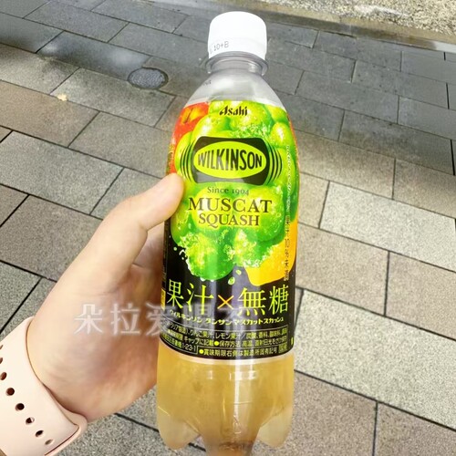 日本朝日Asahi威尔金森混合果汁味气泡水强碳酸苏打汽水饮料500ml