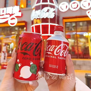 札幌限定】日本收藏限量版圣诞可口可乐零度听装碳酸饮料350ml