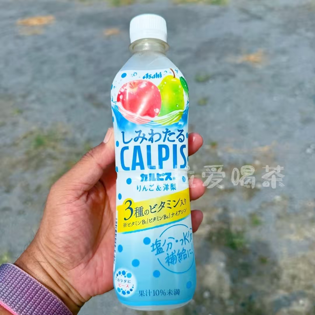 日本进口朝日Asahi饮料可尔必思苹果和梨蜂窝乳酸菌风味饮料