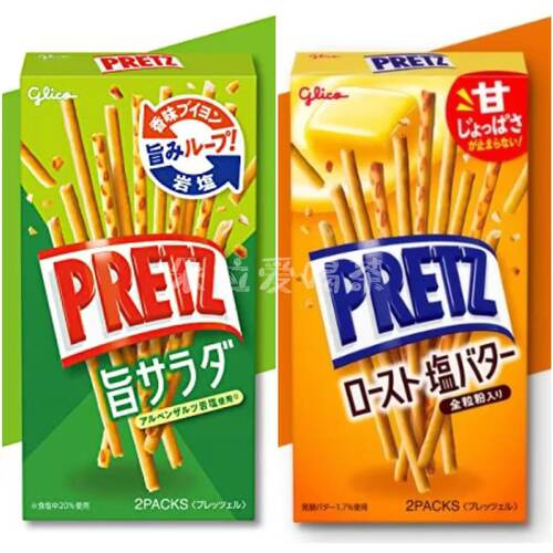 日本格力高饼干棒沙拉味黄油味