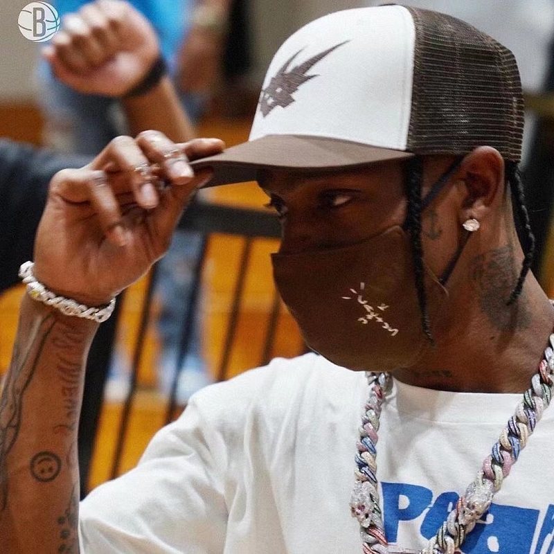【现货】travis scott同款cactus jack麦当劳联名 face mask 口罩