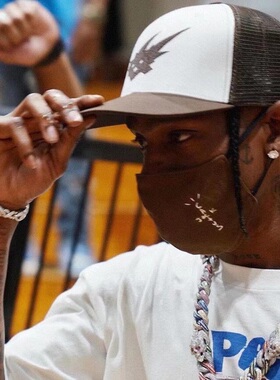 【现货】Travis Scott同款Cactus Jack麦当劳联名 Face mask 口罩