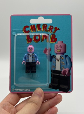 现货Tyler,the creator周边手工挂卡玩具 CherryBomb专辑积木人仔