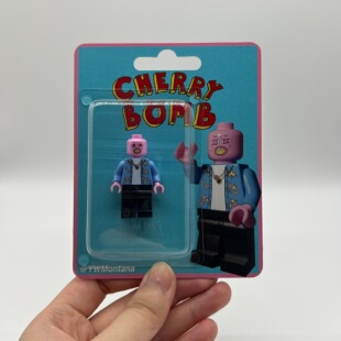 现货Tyler,the creator周边手工挂卡玩具 CherryBomb专辑积木人仔