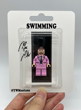 现货Mac Miller周边手工挂卡玩具Swimming专辑风格积木人仔