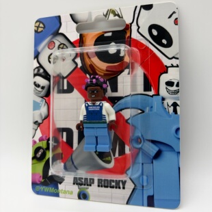 Dumb专辑风格 现货A$AP 积木人仔 Rocky周边手工挂卡玩具Don