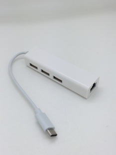 电脑USB macbook12寸HUB网卡网线转换器 C转网线接口 3.1Type