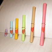 爱心许愿纸条小信纸卷愿望漂流瓶纸张情书表白大中小号彩色订定制