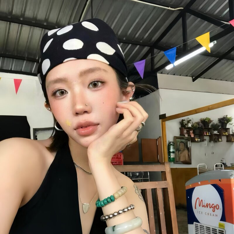 韩系ins风黑白大波点丝巾女夏季薄款复古包头巾日系百搭棉麻方巾