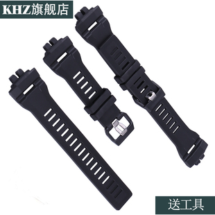 适用于卡西欧GBD-200-1/2/9GBD-200RD户外运动潜水橡胶手表带配件