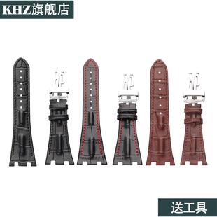 28mm真皮手表带适用于爱彼皇家橡树离岸AP15710 15703 26470