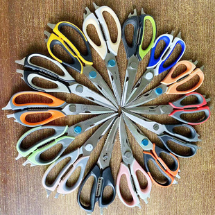 出口品质微瑕疵厨房多用剪刀剪辅食鸡脚鱼鳍适合家用可拆卸款剪刀