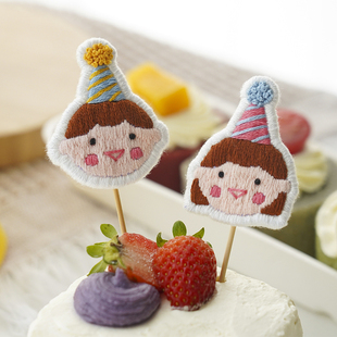 刺绣diy材料包自绣情侣装 头像卡通图案T恤卫衣情人节礼物送男友