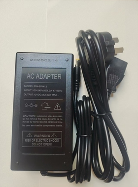 全新SW一60W12点歌机录像机电视显示器通用12V5A电源5.5x2.5接口