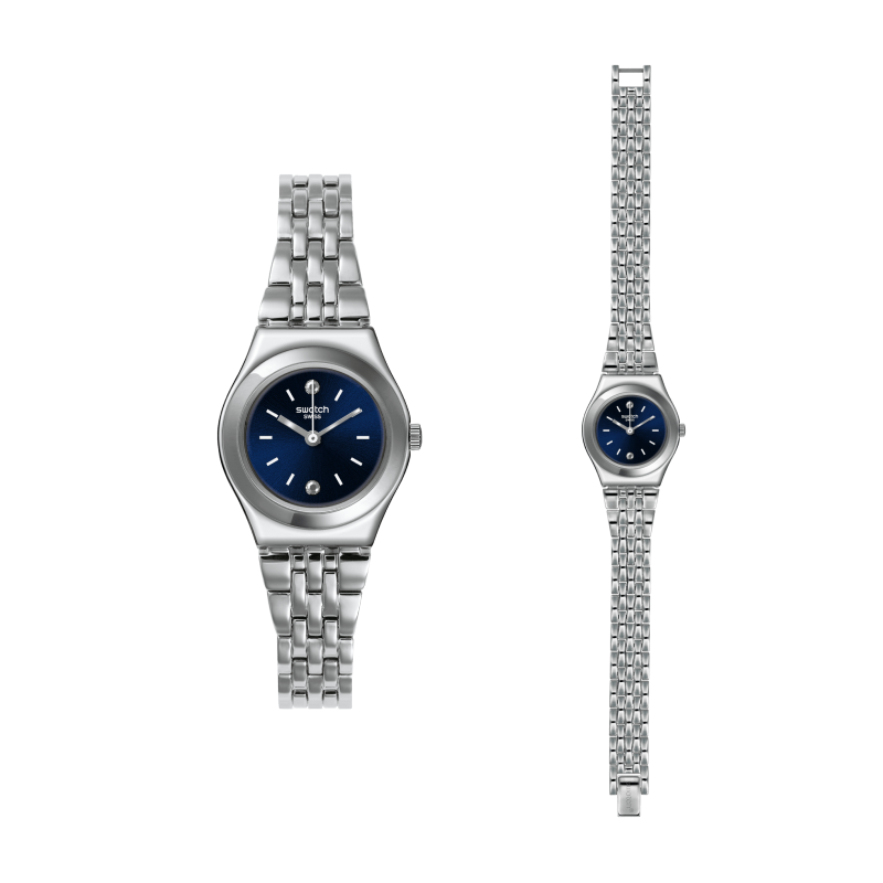 Swatch Swiss watch, fashionable business, simple steel band small dial quartz women's wristwatch, graduation gift thumbnail 2
