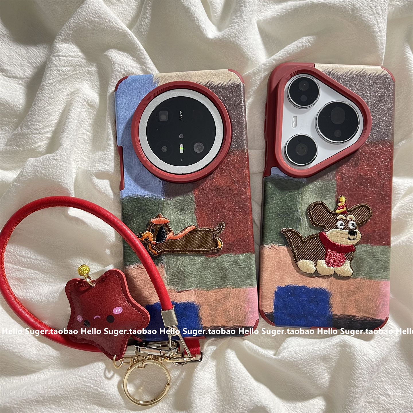 适用华为mate70皮纹日韩防摔壳