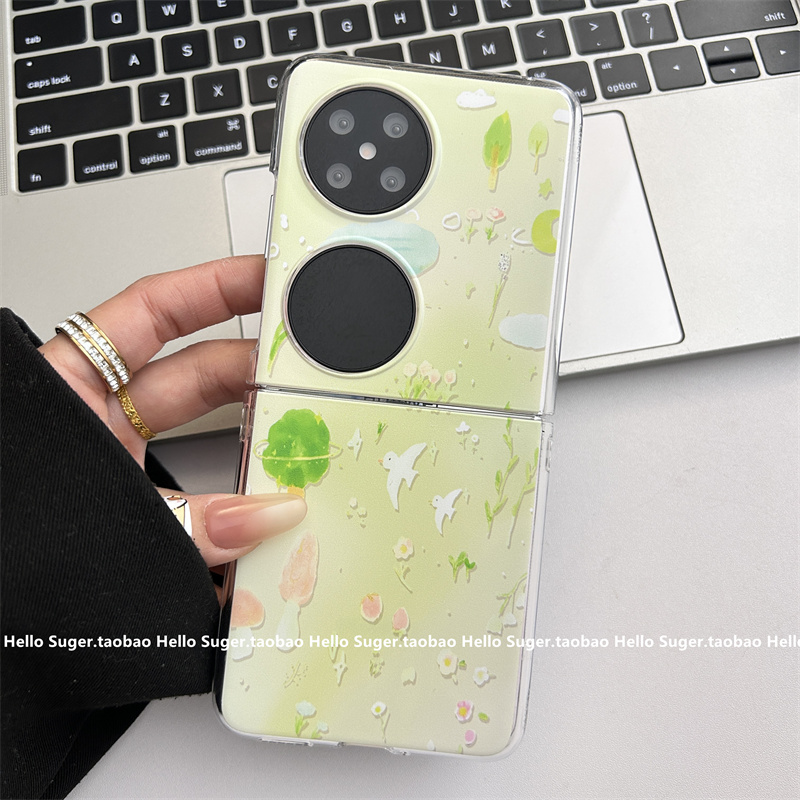 适用华为pocket2亚克力日韩防摔