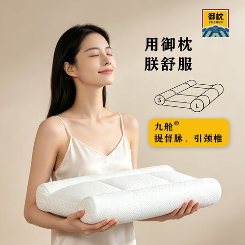 枕博士专业颈椎枕九舱水洗牵引枕