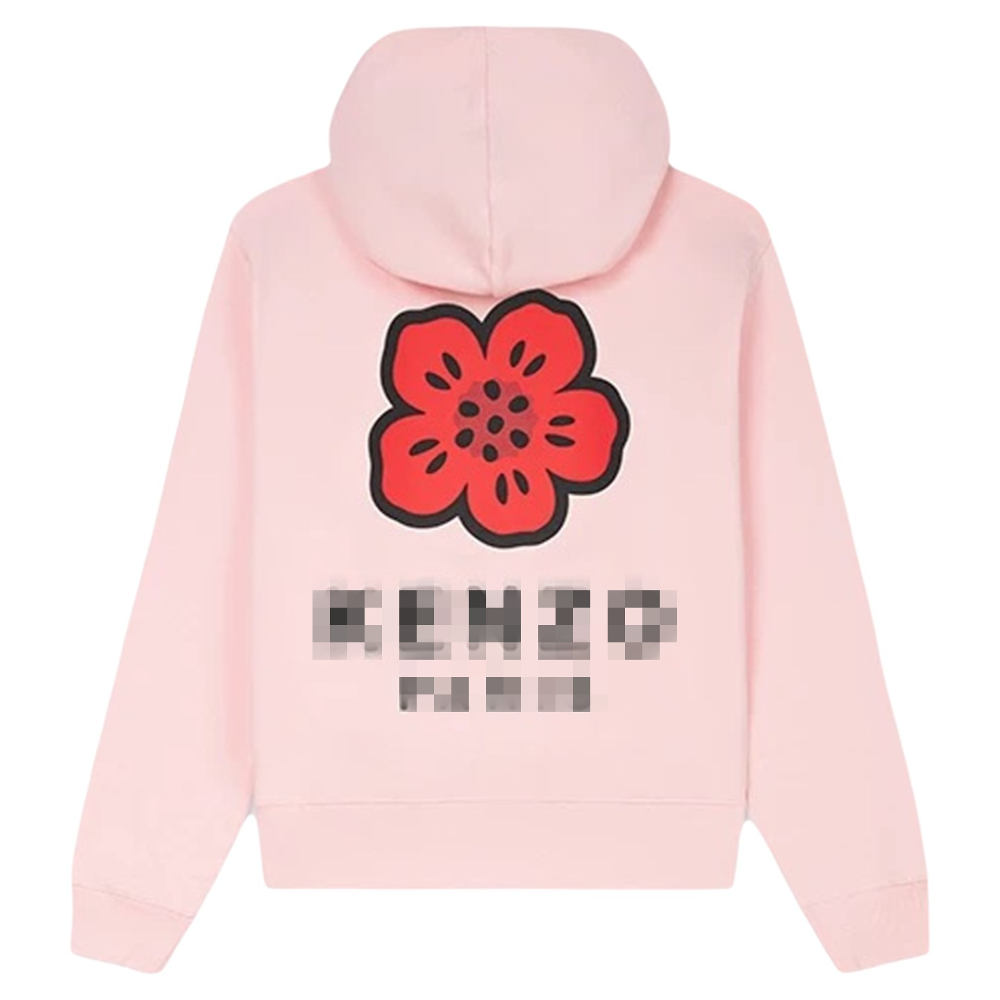 骄阳似我赵今麦聂曦光同款粉色印花卫衣连帽衫上衣直筒牛仔裤子女