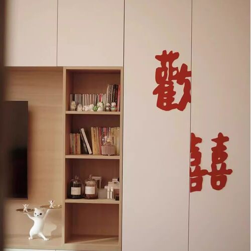 婚房布置结婚装饰喜字贴