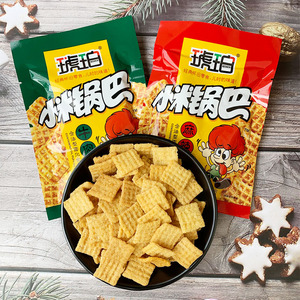 琥珀小米锅巴麻辣味 牛肉味香酥脆香辣膨化食品8090后怀旧小零食