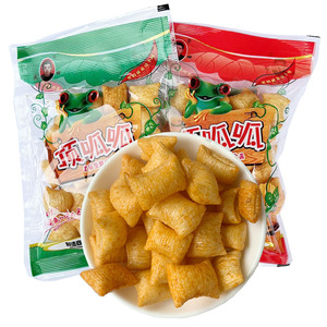 顶呱呱香辣脆烤贝脆20g*30小包 锅巴脆休闲零食 80后童年回忆零食