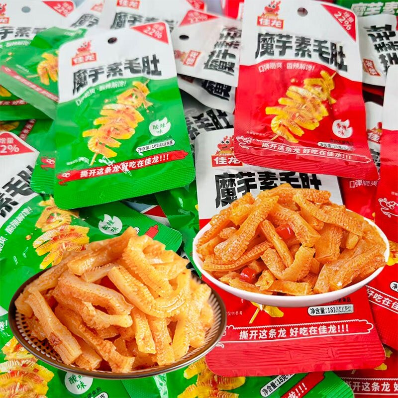 佳龙脆爽魔芋辣条18g/包