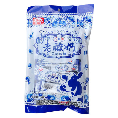 美乐老酸奶风味软糖网红怀旧零食