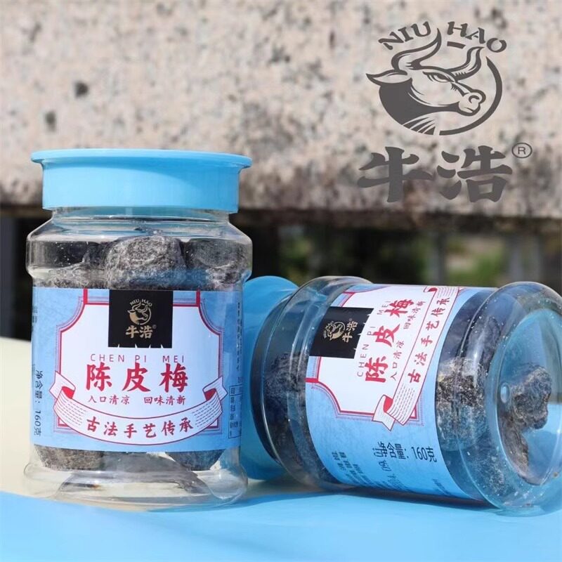 牛浩农家陈皮梅九制蜜饯果脯李子酸甜梅子零食小吃网红吃货必备