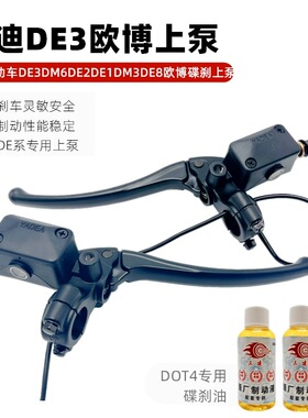 迪电动车刹车上泵DE3DM6DE2DE1DM3DE8前后左右碟刹油泵把手