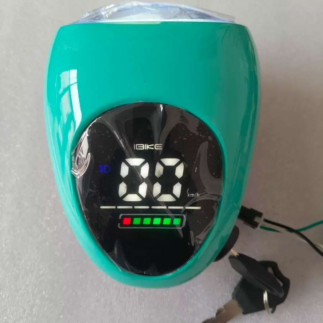 老款迪爱铃新小日刀玛电动车配件大全仪表大灯车显示器48/60V通用