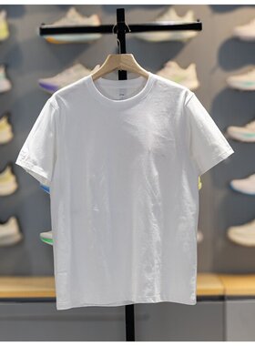 李宁男子T恤2026夏季新款舒适百搭休闲运动圆领短袖文化衫AHSW387