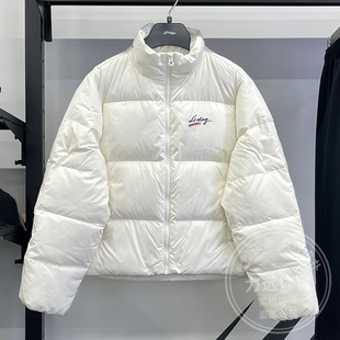 李宁女子羽绒服2025冬新款运动潮流百搭保暖鸭绒短羽绒服AYMV236