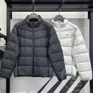 90%鸭绒短羽绒服AYMV221 立体裁剪修身 李宁男子羽绒服2025冬季 新款