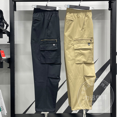 李宁男子休闲裤2026春季新款反伍直筒立体裁剪宽松伞兵裤AKXW039